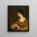 Portrait of Mrs. George Collier - Sir Joshua Reynolds — framed artwork on a wall
