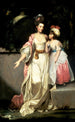 Portrait of Mrs. Jelf Powis and her daughter - Sir Joshua Reynolds — artwork view