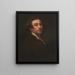 Self-Portrait Painting - Sir Joshua Reynolds — framed artwork on a wall