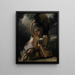 L'enfant baptiste dans le désert - Sir Joshua Reynolds — framed artwork on a wall
