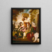 Les Cottagers - Sir Joshua Reynolds — framed artwork on a wall