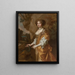 Portrait of a lady said to be Nell Gwyn - Sir Peter Lely — framed artwork on a wall