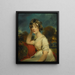 Portrait of Lady Jane Long - Sir Thomas Lawrence — framed artwork on a wall