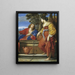 De Christus met de Samaritaanse bij de put - Sisto Badalocchio — ingelijst kunstwerk aan de muur