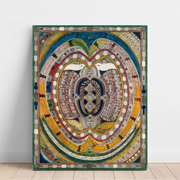 Skt. Adolf Riesen Esskurial, Reykiawik - Adolf Wölfli | Reproduction Tableau Décoration murale affiche copie