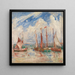 Sloops - James Ensor — ingelijst kunstwerk aan de muur