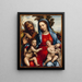 De Heilige Familie en Johannes de Doper — Sodoma — ingelijst kunstwerk aan de muur