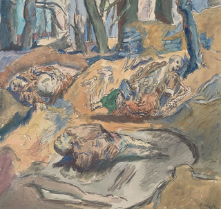Soldats écossais morts sur le champ de bataille près d'Ypres - Ren Beeh