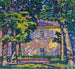 Zonnetje in de namiddag in Wilhelmsbad - Eugenie Bandell — weergave van het kunstwerk