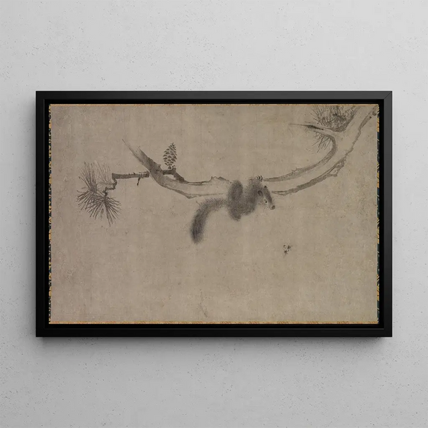 Song Tian - Squirrel on a Pine Branch.webp