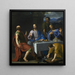 Supper at Emmaus - Jean-Baptiste de Champaigne — framed artwork on a wall