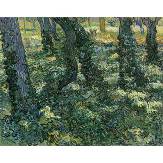 Sous-bois - Vincent van Gogh | Reproduction Tableau Décoration murale affiche copie