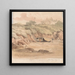 Under the Hill in Milford - John Christian Schetky — framed artwork on a wall