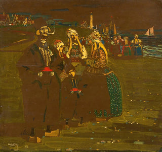 Souvenir de Hollande en attente de navires rentrants - Wassily Kandinsky