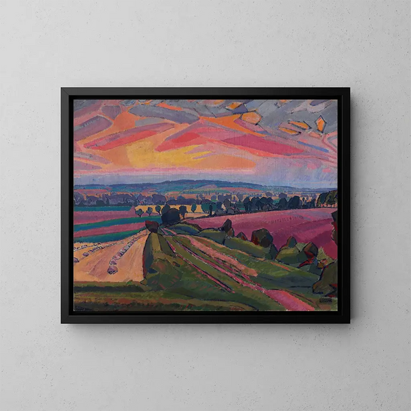 Het pad van Icknield - Spencer Frederick Gore — ingelijst kunstwerk aan de muur