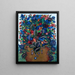 Bloemen of Bloemboeket of Gele vaas - Séraphine Louis — ingelijst kunstwerk aan de muur