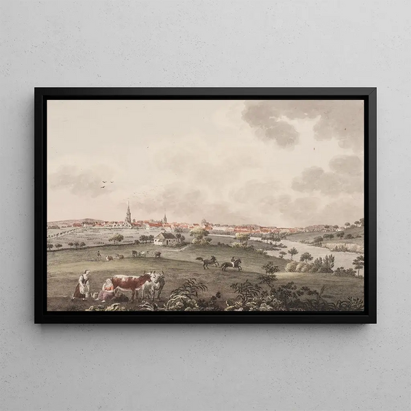 Sren L Lange - Odense p Fyn fra den stlige side.webp