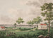 L: Kunstdruk van een perceel in de buurt van Grønsund op Falster onder het Institut Classenske d'Agriculture - Søren L. Lange — weergave van het kunstwerk