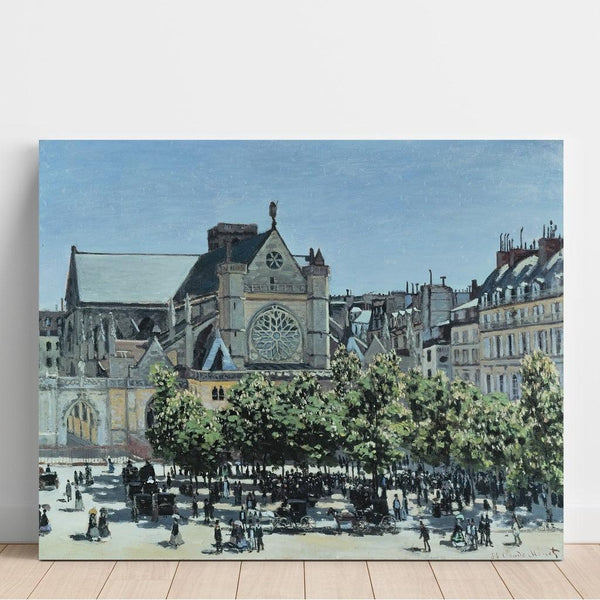 Reproductie van het schilderij St. Germain l'Auxerrois - Claude Monet