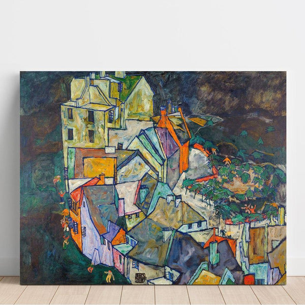 Stadtende bzw. Porträtskizzen Heinrich Benesch d'Egon Schiele | Reproduction Tableau Décoration murale affiche copie