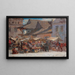 Place du marché à Kazimierz - Stanisław Bagieński — framed artwork on a wall