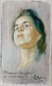 Study of the Fiancé's Portrait - Stanisław Dębicki — artwork view