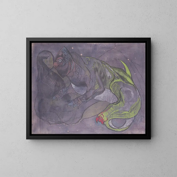 Chameleo uit de serie Astronomische composities - Stanisław Ignacy Witkiewicz — ingelijst kunstwerk aan de muur