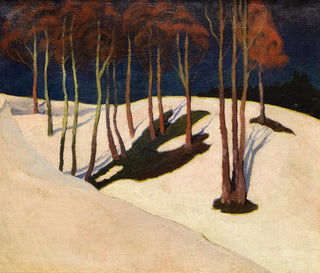 Stanisaw Ignacy Witkiewicz - Landscape with red trees.webp