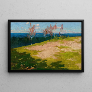 Stanisaw Jarocki - Landscape with birch trees.webp