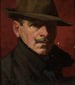 Zelfportret - Stanisław Sawiczewski — weergave van het kunstwerk