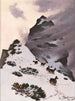 Chamois in de bergen - Stanisław Witkiewicz — weergave van het kunstwerk