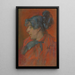 Parisienne étude de portrait - Stanisław Wyspiański — ingelijst kunstwerk aan de muur