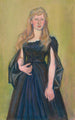 Portret van een jonge dame - Stanisław Wyspiański — weergave van het kunstwerk