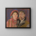 Zelfportret met mijn vrouw - Stanisław Wyspiański — ingelijst kunstwerk aan de muur