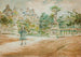 Het tuin van Luxemburg in Parijs - Stanisław Wyspiański — weergave van het kunstwerk