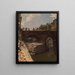 Brug in een Franse stad - Stanislas Lépine — ingelijst kunstwerk aan de muur