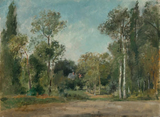 Boslandschap - Stanislas Lépine — weergave van het kunstwerk