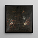 Statue of Apollo with flowers - Gaspar Peeter Verbruggen the Younger — framed artwork on a wall