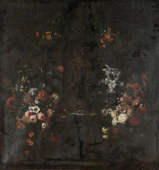 Statue d'Apollon avec des fleurs - Gaspar Peeter Verbruggen le Jeune