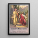 Jezus en de Samaritaanse vrouw - Stecher Litho Co — ingelijst kunstwerk aan de muur