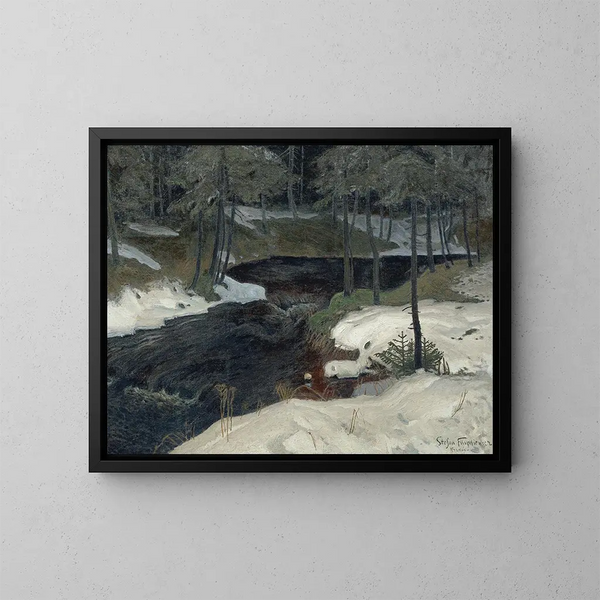 Bergstrom - Stefan Filipkiewicz — ingelijst kunstwerk aan de muur