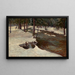 Forest Stream Painting - Stefan Filipkiewicz — framed artwork on a wall