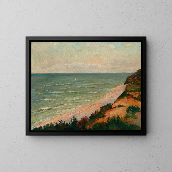 uitzicht op Rozewie - Stefan Filipkiewicz — ingelijst kunstwerk aan de muur