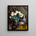 White Roses Painting - Stefan Filipkiewicz — framed artwork on a wall