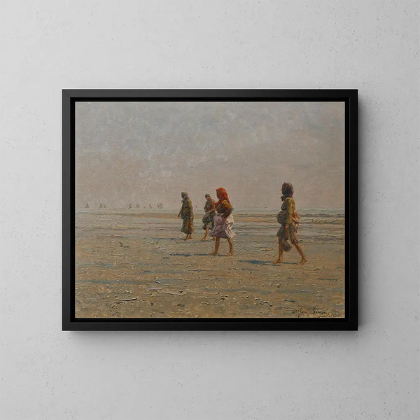 Vrouwen in tranen - Stefan Simony — ingelijst kunstwerk aan de muur