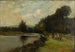 Figuren op een oever - Stirling Malloch — weergave van het kunstwerk