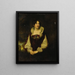 Portret van Fanny Kemble - In de stijl van Thomas Lawrence — ingelijst kunstwerk aan de muur