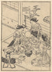 La toilette - Sukenobu Ishikawa — weergave van het kunstwerk