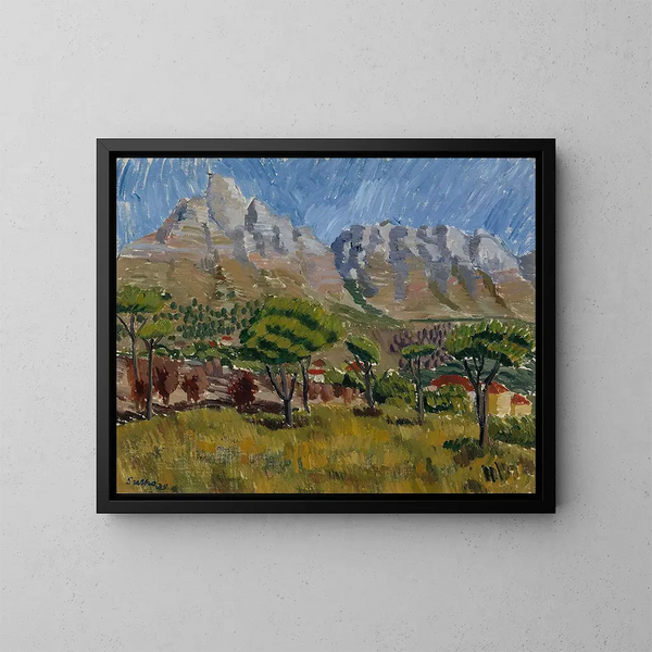 Berg van tafel - Sulho Sipilä — ingelijst kunstwerk aan de muur