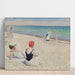 Reproductie van het schilderij op het strand, Falsterbo - Paul Fischer